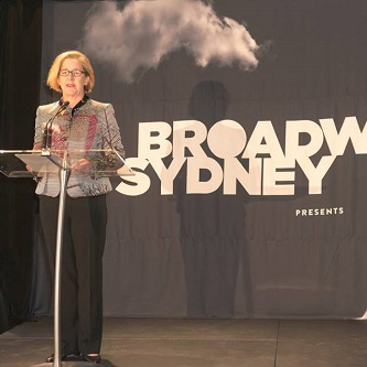 STAGE BANNER FOR EVENT SPACE AT BROADWAY